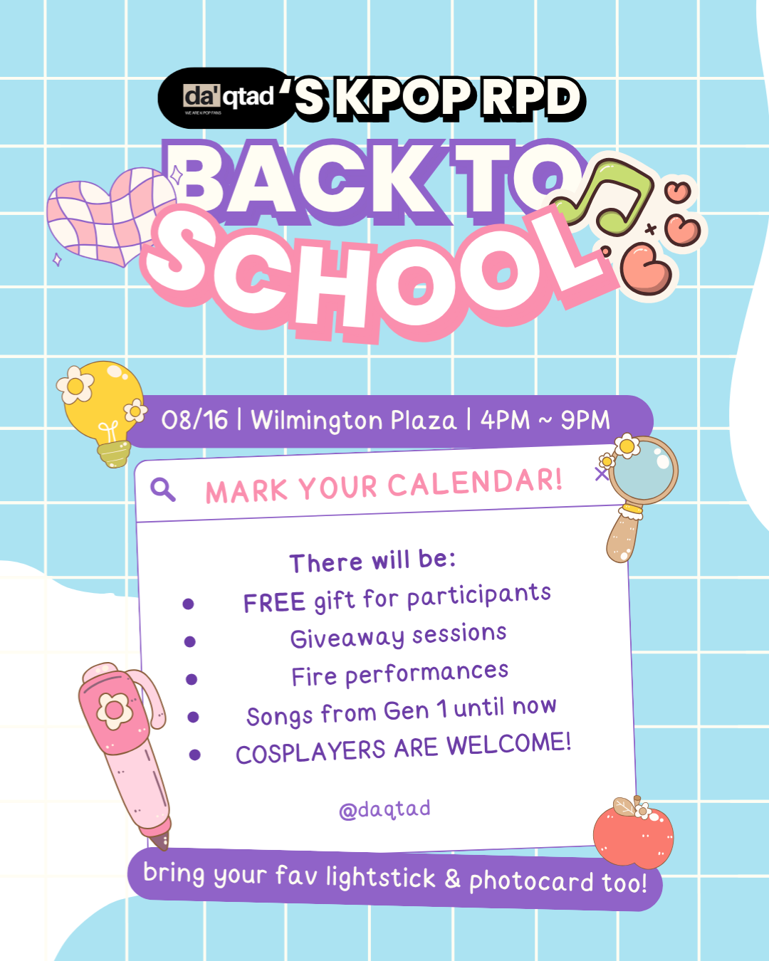 #RPD_UT1 · Back To School Fall 2025 event poster